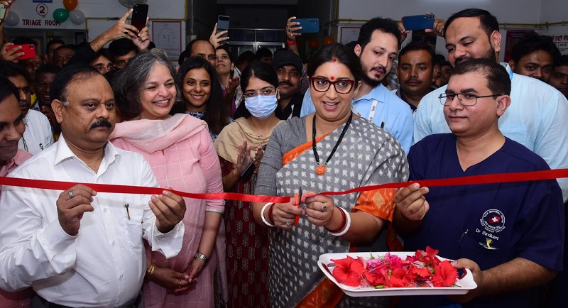 Smriti Irani launches Boeings’ Room to Read literacy program in Amethi